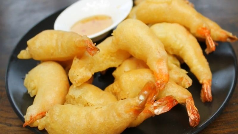 How to make crispy, delicious and attractive fried shrimp