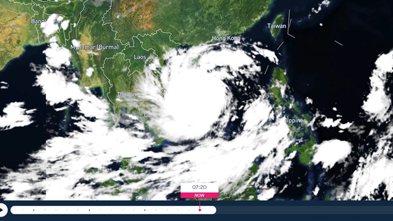 Cách xem đường đi của siêu bão Noru