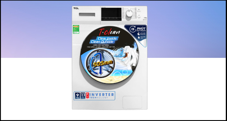 Tổng quan các dòng máy giặt TCL năm 2019 > Dòng máy giặt TCL M03