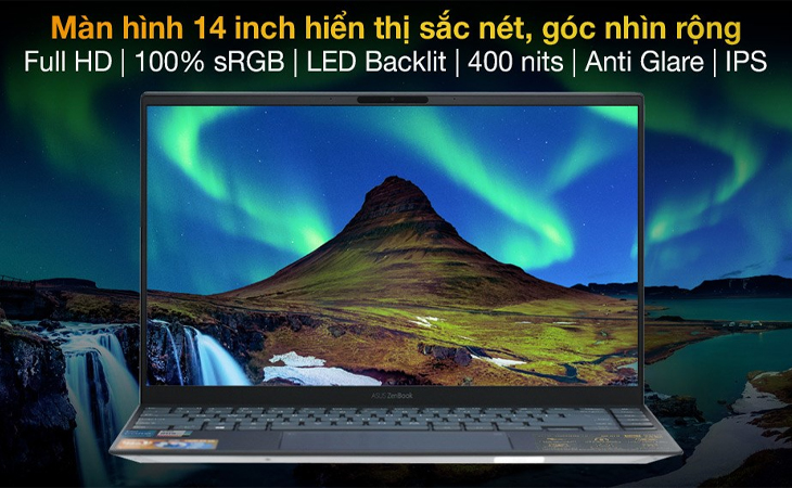 Laptop Asus ZenBook UX425EA có màn hình Full HD