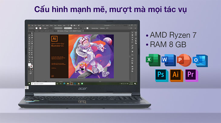 RAM tối thiểu 8GB