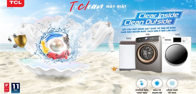 Vì sao nên mua máy giặt TCL? Có những công nghệ nổi bật nào?