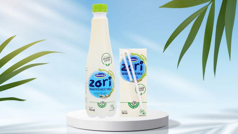 Sữa gạo rang ít đường Vinamilk Zori là một sản phẩm tốt cho mọi lứa tuổi
