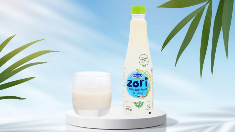 Hướng dẫn sử dụng và cách bảo quản sữa gạo rang ít đường Vinamilk Zori