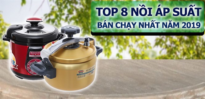 Top 8 nồi áp suất bán chạy nhất Điện máy XANH năm 2019