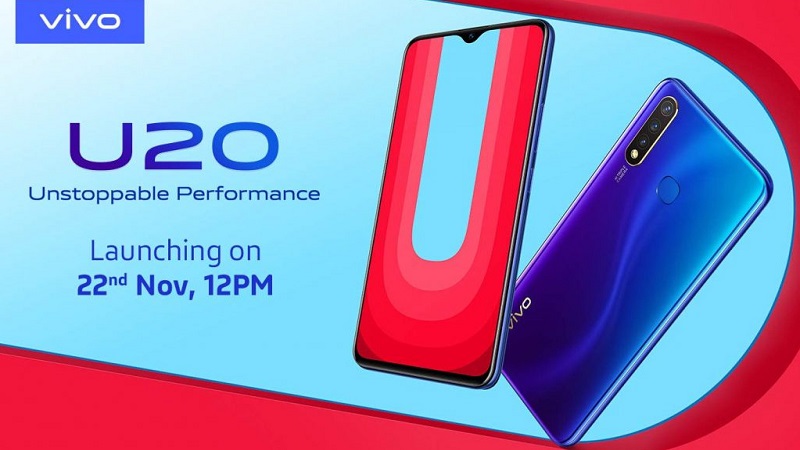 Vivo U20 sẽ ra mắt vào ngày 22/11 với màn hình giọt nước, chip Snapdragon 675, ba camera Vivo U20 sẽ ra mắt vào ngày 22/11 với màn hình giọt nước, chip Snapdragon 675, ba camera