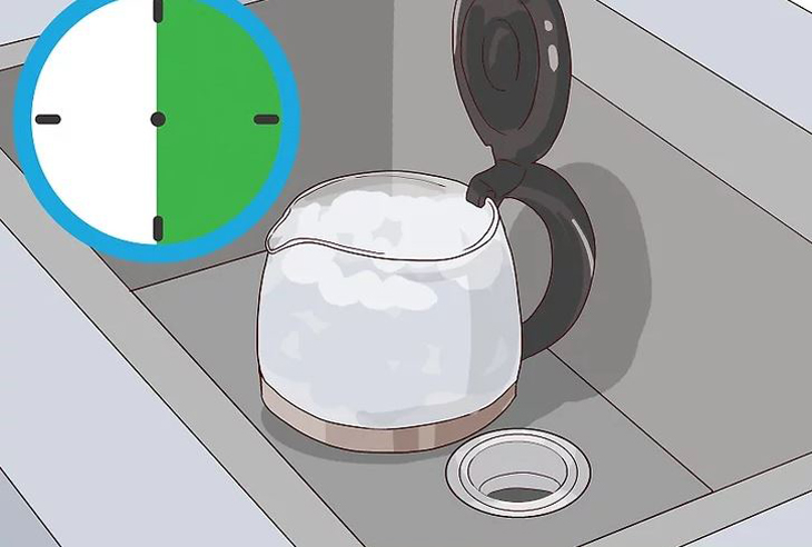 Cách loại bỏ vết cà phê, trà trên bình, ấm đun cực đơn giản