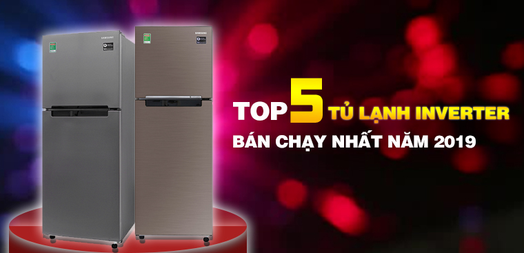 Top 5 tủ lạnh Inverter bán chạy nhất năm 2019 tại Điện máy XANH