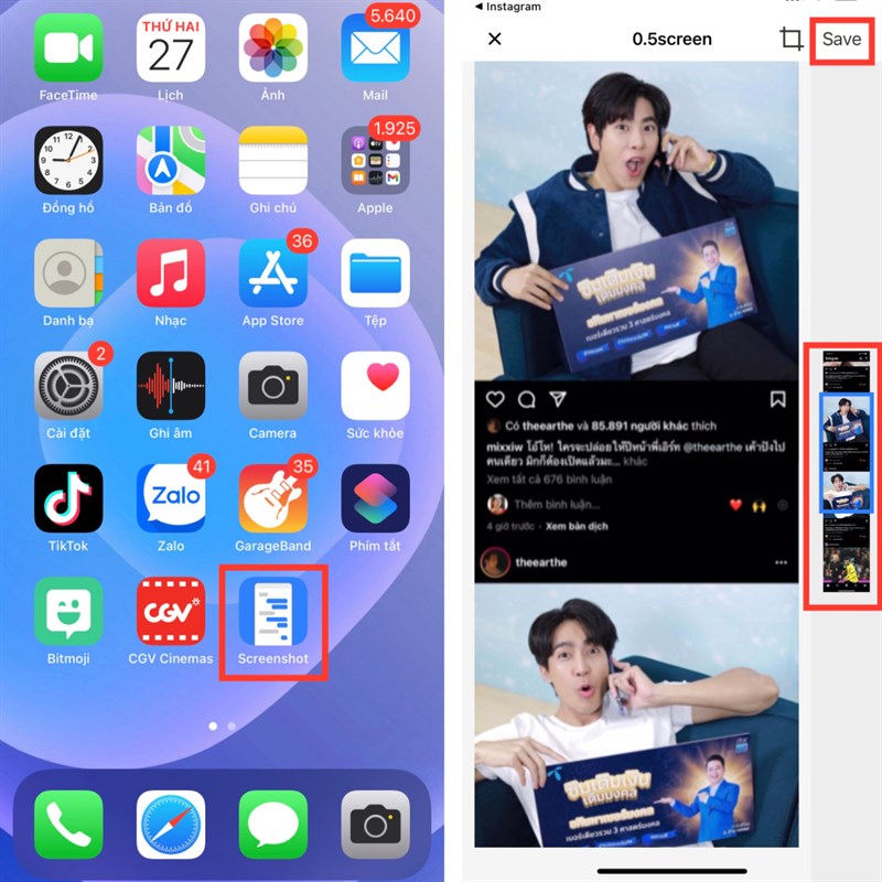 Cách chụp màn hình toàn trang trên iPhone