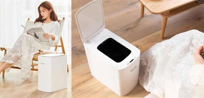Xiaomi ra mắt thùng rác thông minh, tự động mở nắp và khóa túi rác, giá 974.000 đồng