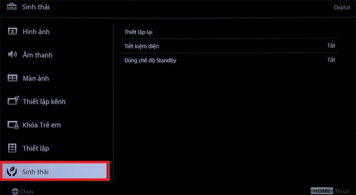 Cách bật chế độ tiết kiệm điện trên smart tivi Sony mới nhất