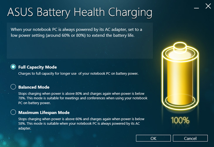 Khám phá công nghệ Battery Health Charging độc quyền của ASUS