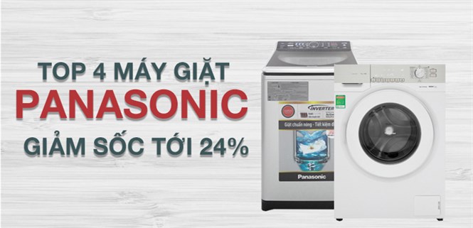 Sắm máy giặt Panasonic từ ngày 18 - 21/11, giảm sốc tới 24%