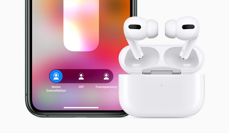Hai chế độ mới Noise Cancellation và Transparency trên AirPods Pro