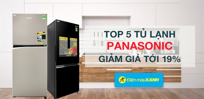 Tủ lạnh Panasonic đồng loạt giảm đến 19% từ 18 - 21/11