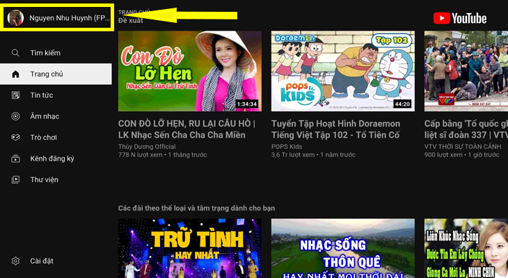 Cach đăng Nhập Tai Khoản Youtube Tren Smart Tivi Sony Mới Nhất