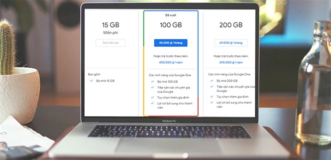 Hướng dẫn tăng dung lượng, mua thêm dung lượng Google Drive, Gmail
