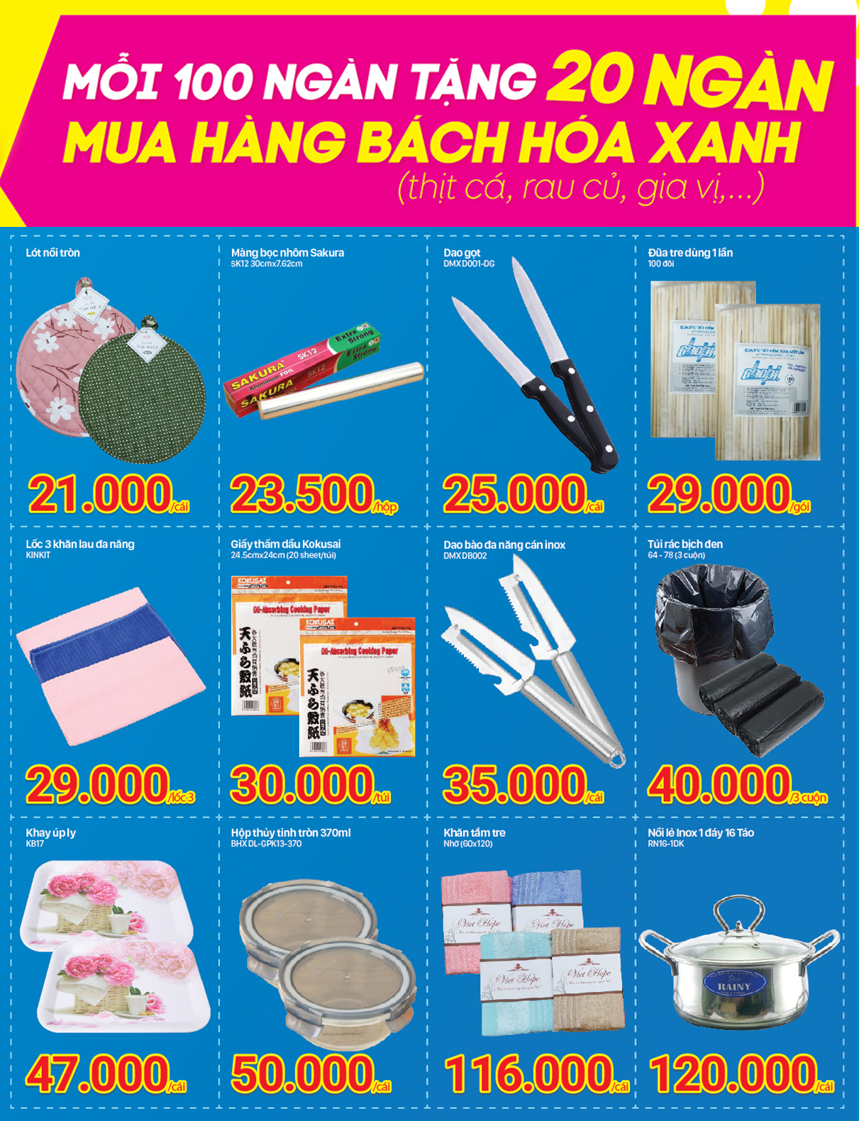 Cửa hàng 2 trong 1 BHX - ĐMX 18 Trần Quang Khải khai trương 22/11/2019