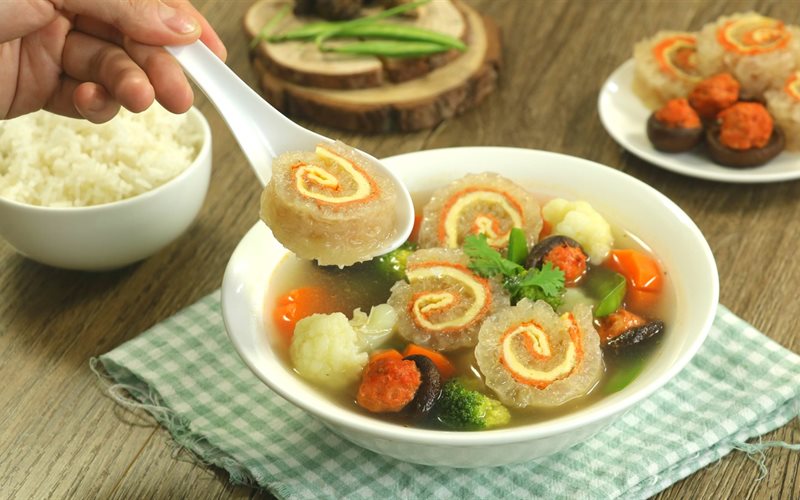 Cách làm canh bóng thả Hà Nội chuẩn vị Tết xưa