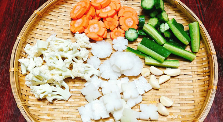 Sơ chế rau củ