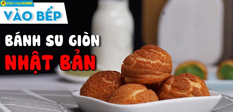 Bước 5 Thành phẩm Bánh su kem vỏ giòn