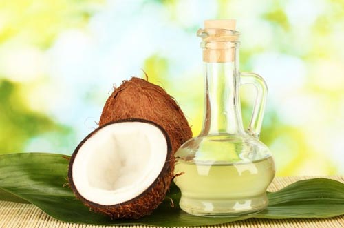 Put the coconut oil in a jar and use it