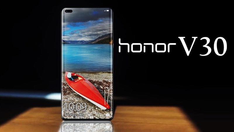 Honor V30 lộ ảnh render với camera selfie kép, không có cổng cắm tai nghe 3.5 mm