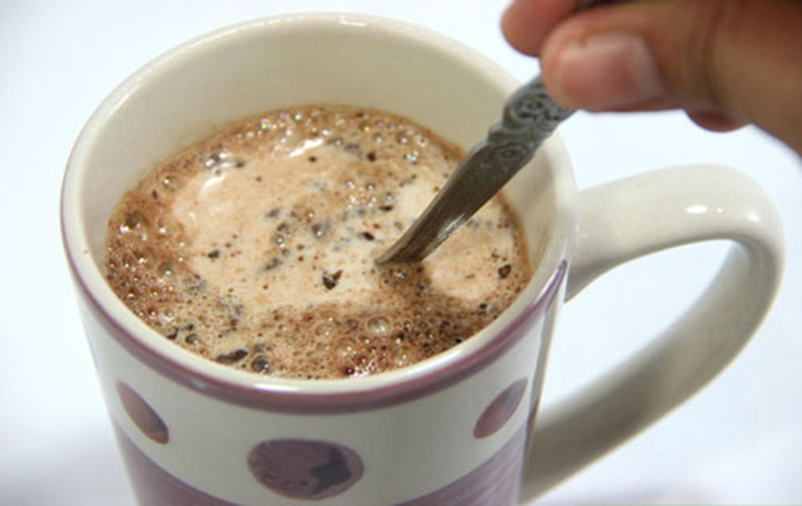 đánh cho cacao tan đều