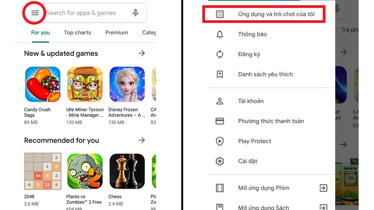 Hướng dẫn cách đổi quốc gia trên CH Play Google Play  METAvn