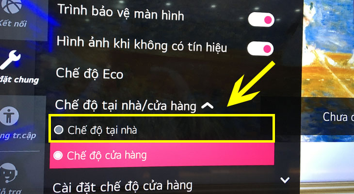 Chọn mục 