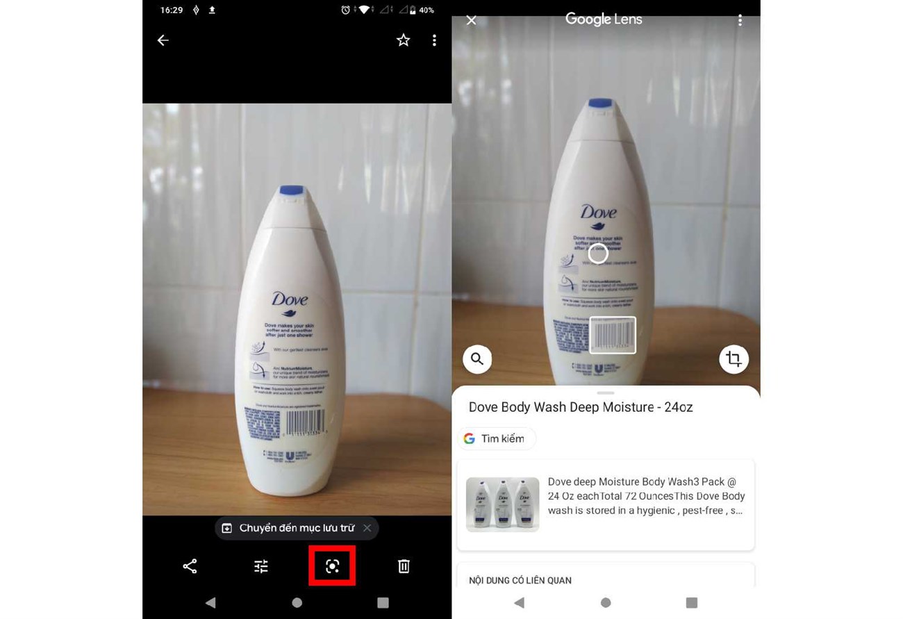 Google Photos tích hợp chức năng Lens