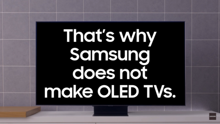 Samsung đá xéo Tivi OLED LG trong Clip quảng cáo mới