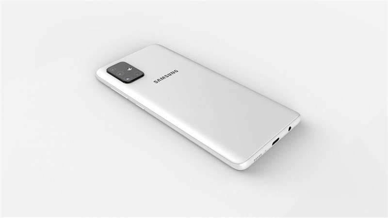 Galaxy A71 lộ ảnh với 4 camera sau hình chữ L