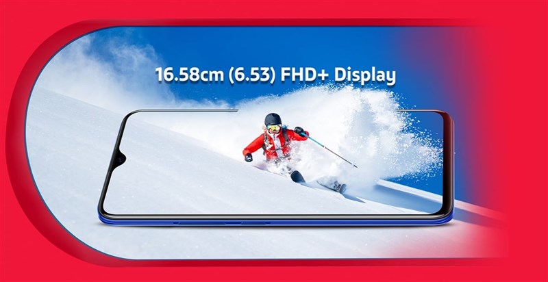 Vivo U20 có màn hình Full HD+ 6.51 inch