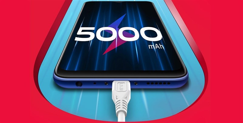 Vivo U20 có pin 5.000 mAh