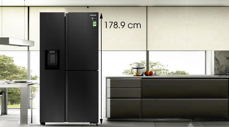 Đánh giá tổng quan tủ lạnh Samsung Inverter 602 lít RS65R5691B4/SV > Thiết kế ngoài tủ