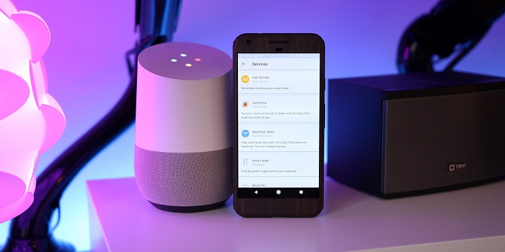 Google Home kết nối với điện thoại thông minh