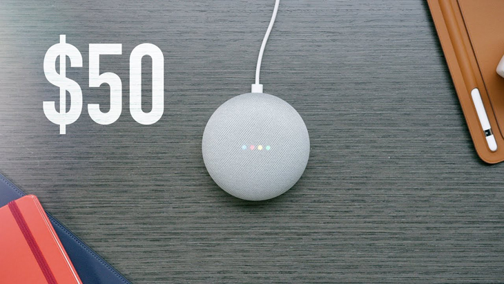 Google Home mini có giá 50$