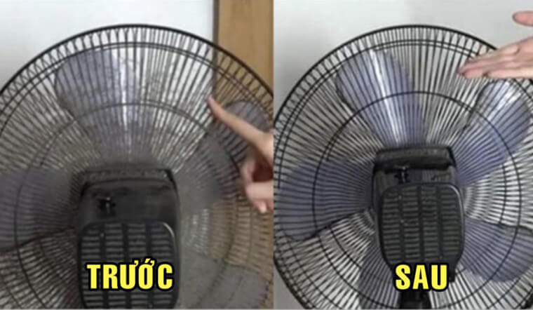 Không tháo lồng, không cần nước bạn vẫn có thể vệ sinh lồng quạt sạch bon
