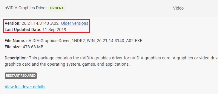 Chọn Bộ điều hợp hiển thị> Nhấp đúp vào NVDIA Geforce GTX 1650″ chiều cao =”412″ tiêu đề =”Chọn Bộ điều hợp hiển thị> Nhấp đúp vào NVDIA Geforce GTX 1650″ chiều rộng =”730″ lớp học =”lười biếng” src =”https://cdn.tgdd.vn/Files/2019/11/26/1222387/huong-dan-cai-dat-driver-tu-dong-thu-cong-cho-lapt-1.jpg”/></p>
<p><strong>Bước 4 </strong>Chọn thẻ <strong>Người lái xe </strong>Và chú ý đến mục <strong>Phiên bản trình điều khiển</strong>, Đây là số phiên bản trình điều khiển.  Bây giờ bạn có thể so sánh Trình điều khiển NVadi Geforce GTX 1650 của mình trên Trang chủ của Dell để xem liệu trình điều khiển của bạn có cần được cập nhật hay không.</p>
<p><img class=