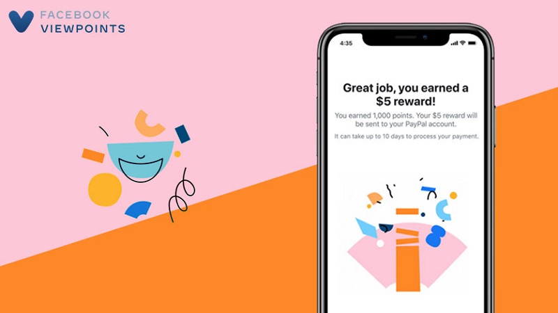 Facebook chính thức ra mắt ứng dụng Facebook Viewpoints, trả tiền cho người dùng khi làm khảo sát Facebook chính thức ra mắt ứng dụng Facebook Viewpoints, trả tiền cho người dùng khi làm khảo sát