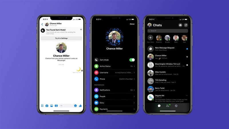 Cài đặt Facebook Messenger nền tối trền Windows 10 đơn giản nhất