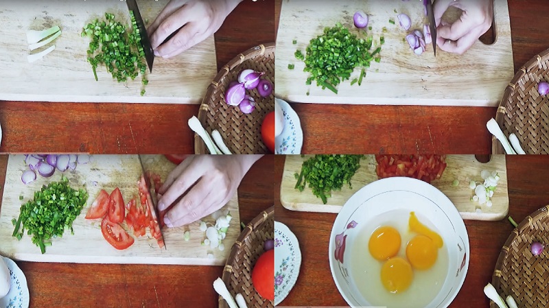 How to make an attractive and simple tomato fried egg
