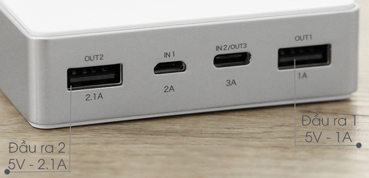 Sạc đồng thời nhiều thiết bị