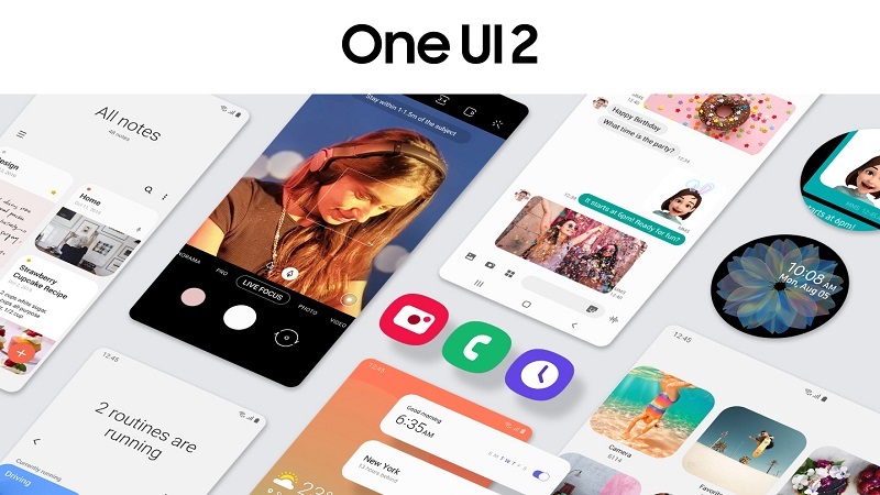 Giao diện One UI 2 phát triển trên hệ điều hành Android 10 Giao diện One UI 2 phát triển trên hệ điều hành Android 10