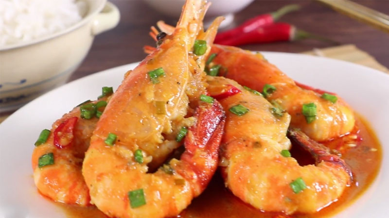 How to make delicious and simple shrimp braised with Western taste