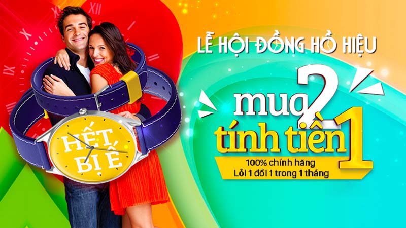 Đồng hồ mua 2 tính tiền 1 Đồng hồ mua 2 tính tiền 1