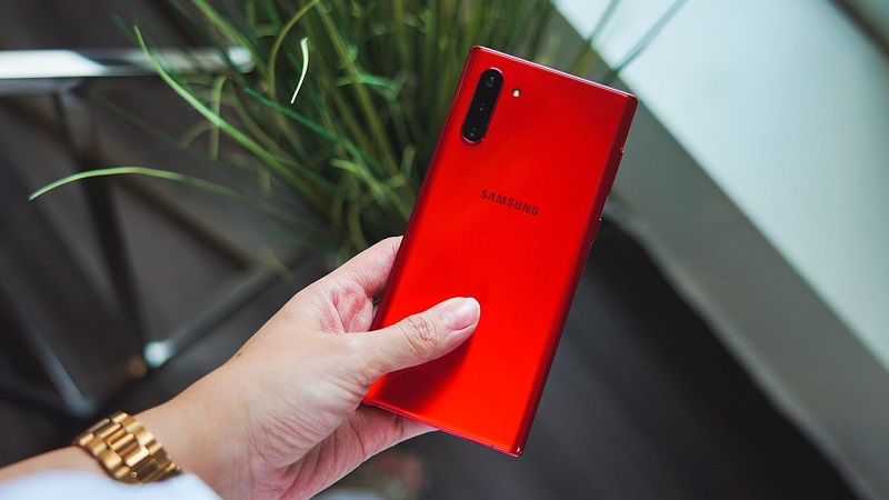Mở bán độc quyền Samsung Galaxy Note 10 đỏ