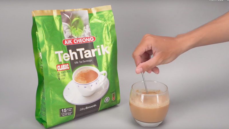 Ngọt ngào hương vị trà sữa Malaysia với Aik Cheong TehTarik Classic 3 trong 1 
