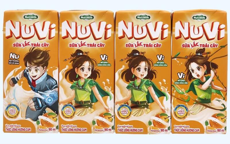 Sữa chua uống vị cam NutiMilk Nuvi